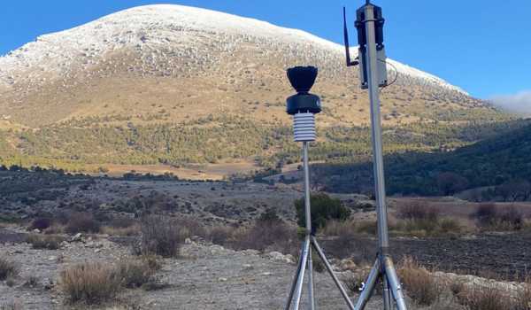 control meteorológico en la finca regenerativa de la sagra